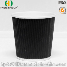 Taza de café de papel rizado de 4 oz (4oz)